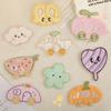 Embroidery Label Clothing Accessories Self-adhesive Patch DIY Hand Account Accessories Patch Cartoon Fruit Original Embroidery Cloth Sticker