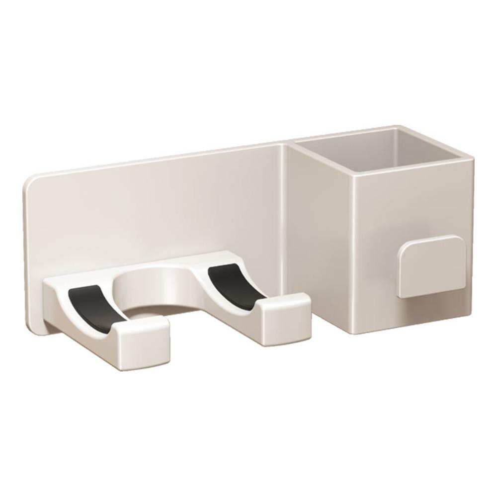 Without Drilling Hair Dryer Holder Multi-Functional Blower Holder Hair Dryer Shelf  Comb Storage