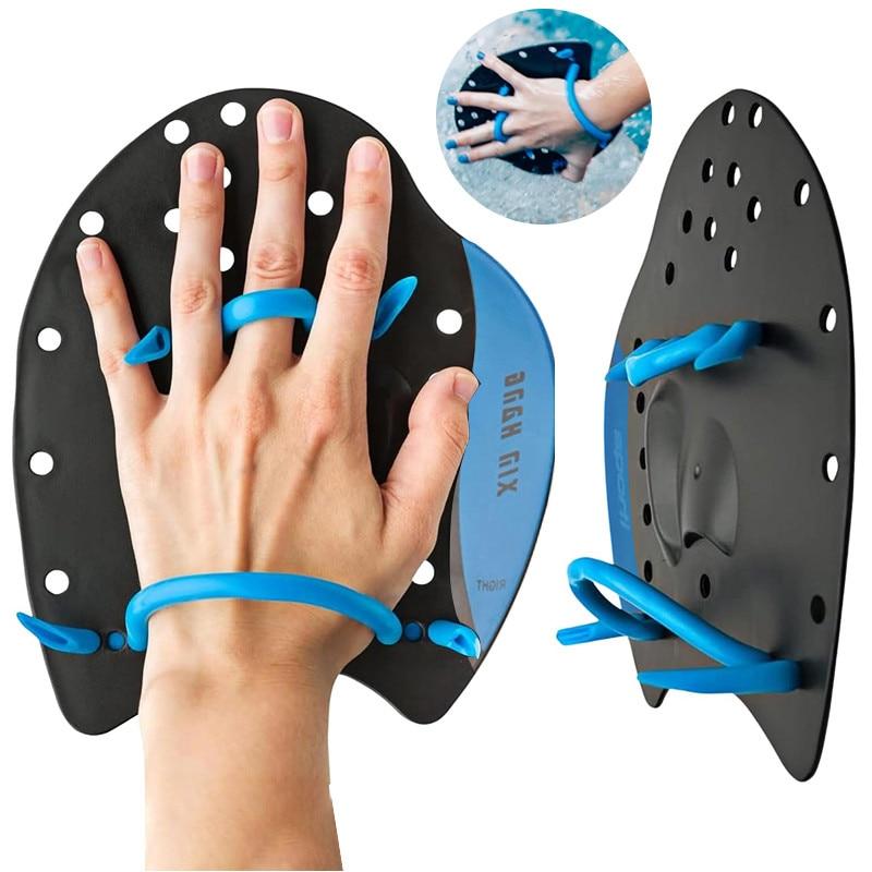 Swim Paddles Size M Adult Swim Training Hand Paddles Polypropylene Pool Beach Pond Training Equipment - BSC