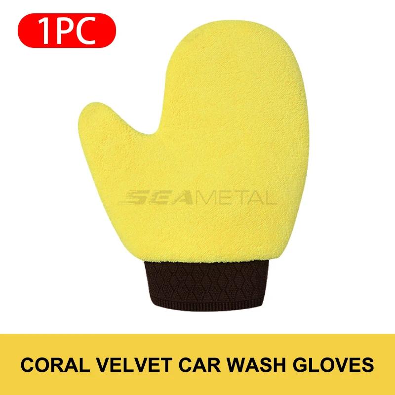 Paint Cleaner Microfiber Chenille Car Wash Glove Auto Cleaning Mitt Gloves Home Duster Car Care Products