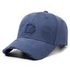 Street Style Distressed Cotton Embroidered Baseball Cap With Curved Brim For Unisex Daily Use