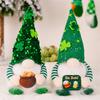 Holiday Decorations Lrish Festival Decoration Green Rudolph Doll Faceless Doll