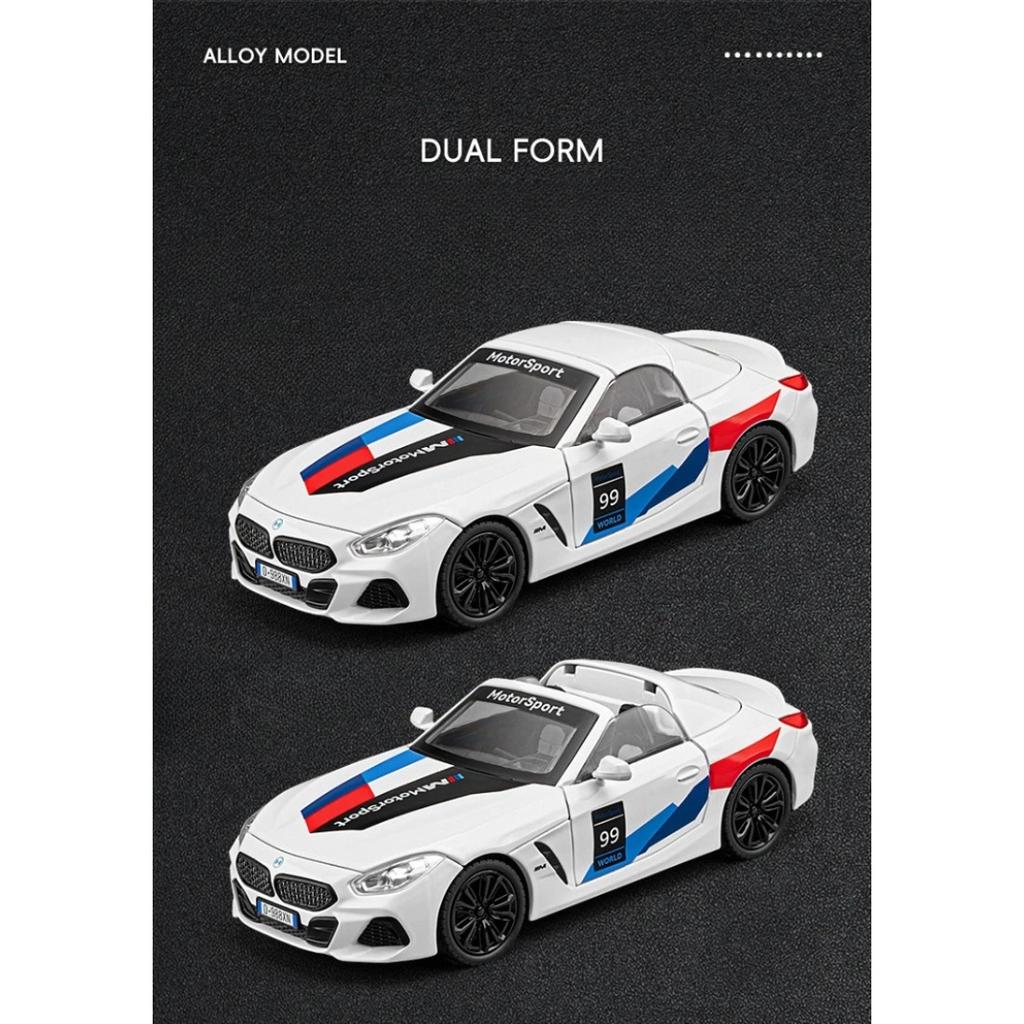 1/22 BMW Z4 Coupe Convertible Supercar Alloy Car Model Collection Miniature Voiture Diecast Toy Vehicle Children Boyfriend Gift