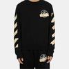 Свитшот OFF WHITE с диагональными стрелками OMBA025R20E300021048