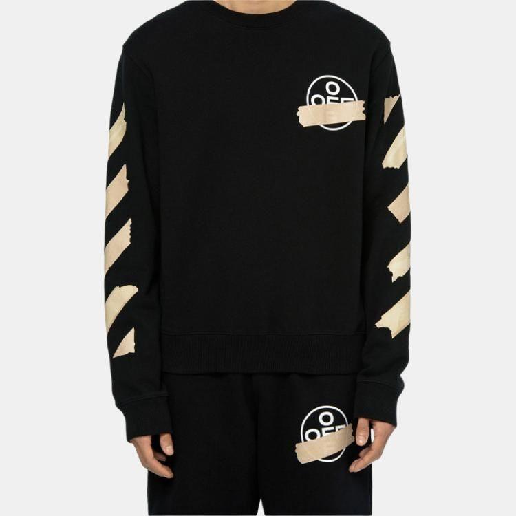 Свитшот OFF WHITE с диагональными стрелками OMBA025R20E300021048