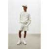 H M Regular Fit Sweat sHorts wHite