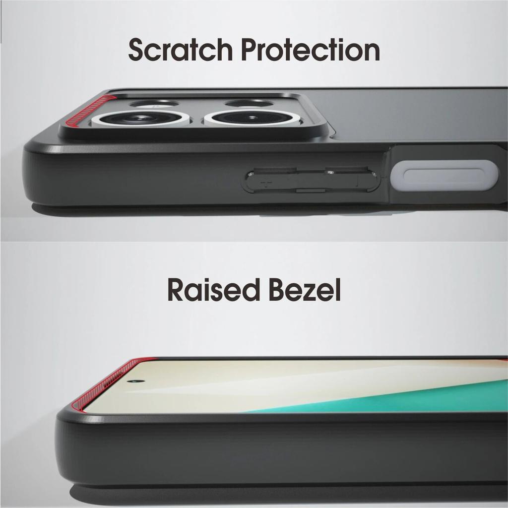 (Comes with Wrist strap)IBMRS [Anti-Scratch Dual Coating]  for Xiaomi Redmi Note 13 Pro 5G/Poco X6 Transparent Case, Camo Shockproof Matte Phone Case