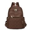 Women's Nylon Backpack Solid Color Travel Backpack