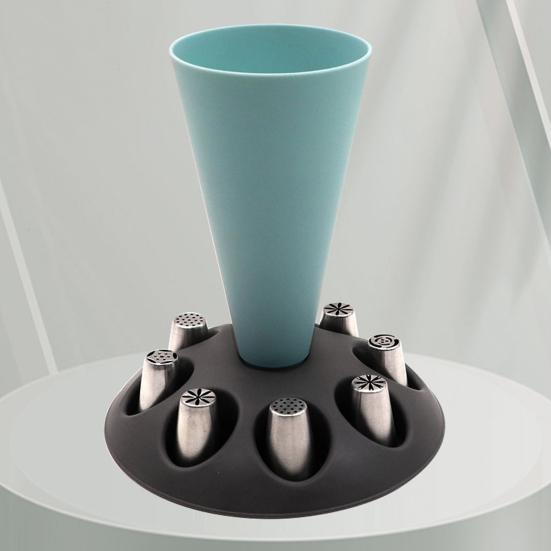 Подставка для кондитерского мешка с 8 слотами, держатель для кондитерского мешка, инструмент для украшения торта, аксессуары для выпечки для домашней кухни