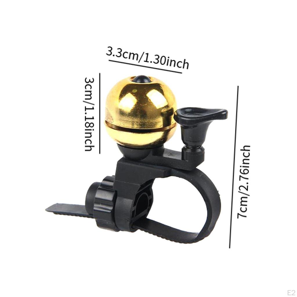 Bike Bell Bicycles for 16 Mm To 38 Handlebars Supplies Loud and Clear Copper