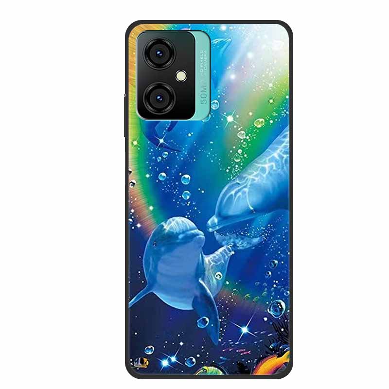Чехол для Blackview Oscal C70 Мультяшное Животное Чехол для Телефона Роскошный Силикон ТПУ Для Blackview C70 C 70 Мягкие Защитные Чехлы Coque