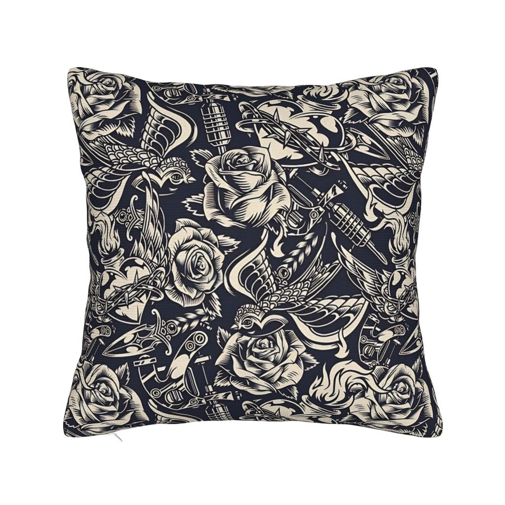 Pillow Cover Flying Leaping Pig Funny Pillow Case For Living Room Sofa Pillowcases
