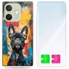 Etui Do Oppo A5 Pro Obudowa Foto Case Plecki Grafika Piesek + Szkło 9H