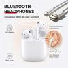 Беспроводные Bluetooth-наушники второго поколения Air 2 TWS, полувкладыши, комфортная посадка на весь день, с кабелем для зарядки USB на Lightning