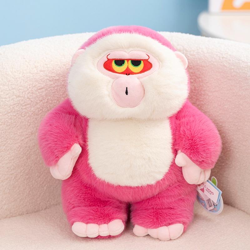 Sit Dudu Sitting Posture Houhou Hugs Milk Tea Ugly Cute Monkey Cute Doll Gives Friends Gift