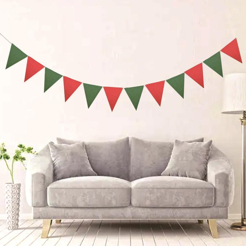 Легко установить Установка гирлянды для быстрого украшения вечеринки Прочный и долговечный тканевый баннер Гирлянда для вечеринки, черно-белая