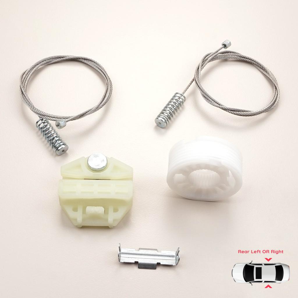 BWR5038 Electric Window Regulator Repair Set Rear Left or Right for Saab 9-3 MK1 YS3D 1998-2003 900 NG 1994-1998 5-Door HB