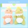 Adorable Korean Style Small Plush Dinosaur Keychain Miniature Dinosaur Stuffed Toy