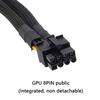 GPU Splitter Cable Double 6 Pin Female to 8 Pin Male Power Adapter Splitter Power Extension Cable for GPU Graphics Card