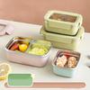 Divided Bento Lunch Box Detachable Lid Student Portable Large Capacity Sealed Lunch