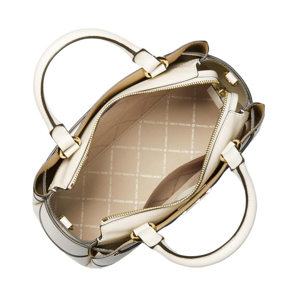 New MICHAEL KORS Cow Leather Tote Bag, Shopping Bag, Shoulder Bag, Crossbody Bag, Handbag Large Unisex Milk White 35S3G6RS3T-289