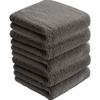 AYO Face Hotel Set of Carbon 34 X 80 Highly Low Gift Towel, Specification, 5, Gray, Fluffy, 100% Cotton, Cm, Absorbent, Durable, Plain, Shedding,