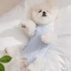Одежда для питомцев весна и лето тонкая дышащая облака средние и маленькие собаки четвероногая одежда для живота плюшевый мишка одежда для собак