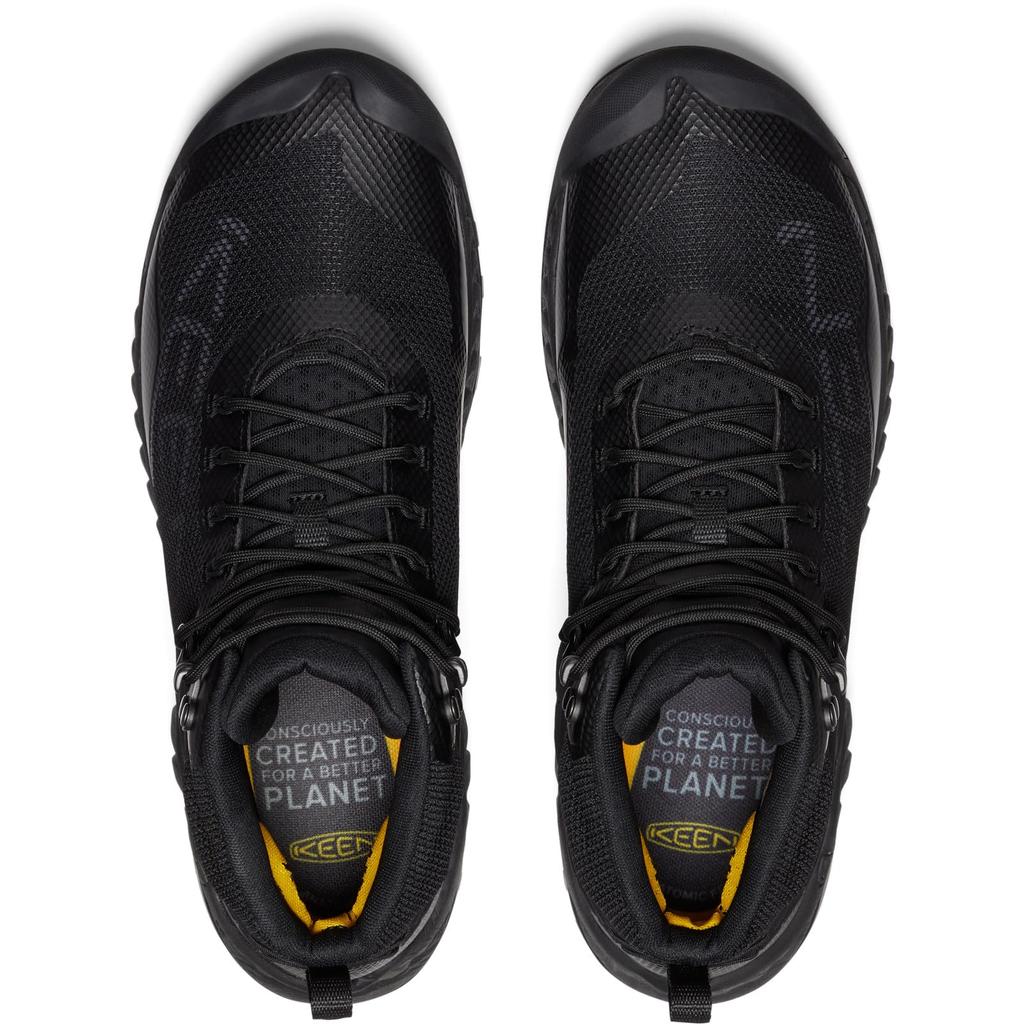 Трекинговые ботинки NXIS EVO MID WP Nexis Evo Mid водонепроницаемые TRIPLE BLACK см [Keen] мужские 28.0