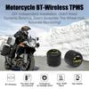 Мотоцикл TPMS 2 датчика Bluetooth 4.0 5.0 Система контроля давления в шинах Диагностический набор для пит-байка Тестер шин Аксессуары для мото
