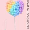 Balloon Garland Base Reusable Heart Shaped Wreath Column Base Stand Holder Balloon Arch Frame for Baby Shower Wedding Birthday