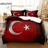 Al Bayrak Комплект постельного белья с флагом Турции Пододеяльник Постельный комплект Одеяло Чехол Наволочка Одеяло King Queen Size Постельное белье для мальчиков и взрослых