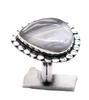 Owyhee Opal Natural Gemstone Silver Plated Ring US Size-9.75 R 5391