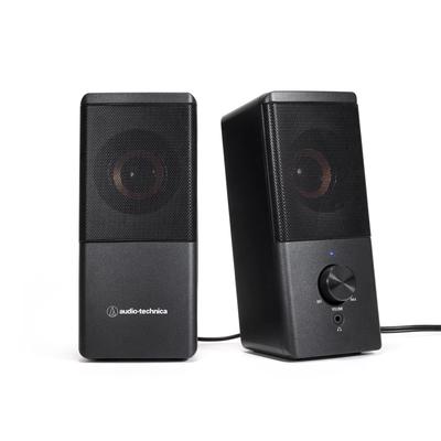 Активный динамик ПК Планшетный проигрыватель пластинок USB-источник питания Компактный дизайн Передний разъем для наушников Энергосберегающий High Output Audio-Technica AT-SP95