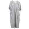 Short Sleeve Long Dress S Gray Women Used