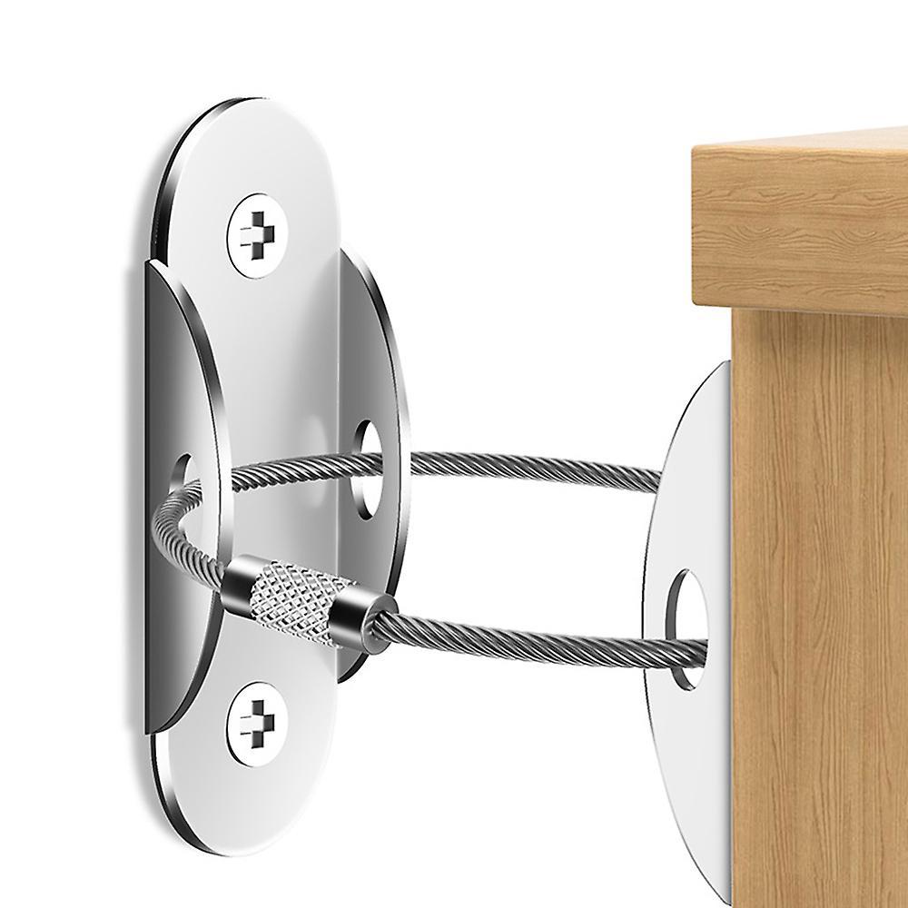 10pcs Baby Proofing Furniture Anchors Strong Load-Bearing Capacity Anchors for Child Safetys