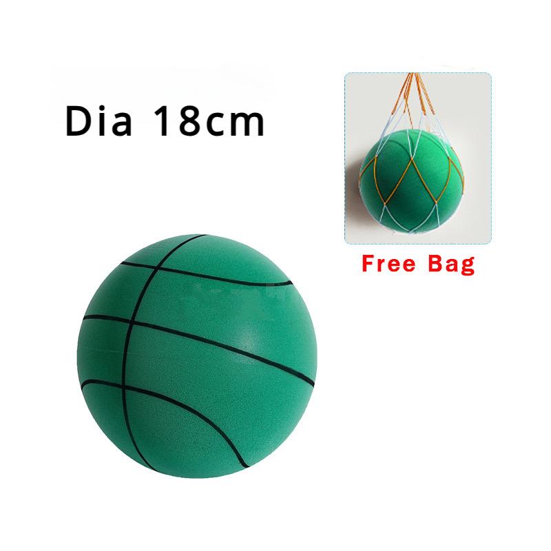 18/21/24 см детский прыгающий немой баскетбольный мяч, сжимаемый немой прыгающий баскетбольный мяч для дома, бесшумный мяч из пенопласта, баскетбольный мяч, прыгающий футбол