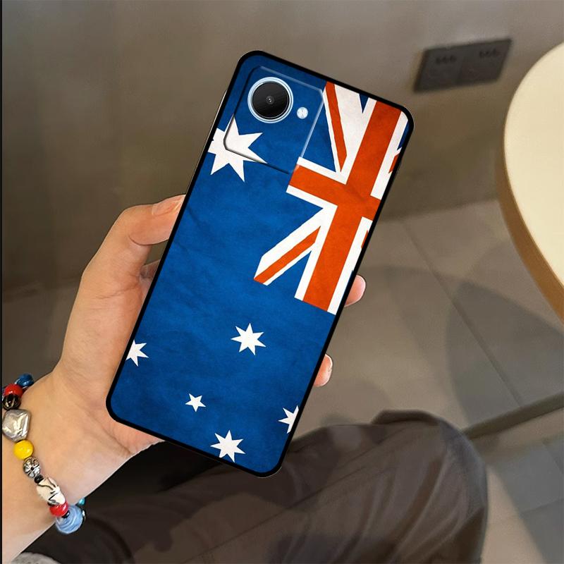 Australia Flag Case For Realme 15 14 11 12 13 Pro Plus GT7 Pro GT6 C55 C51 C53 C35 C33 C61 C65 C67 C71 C75