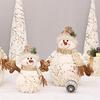 Декор Плюшевые игрушки Мягкие игрушки Праздничные атрибуты Снеговик Кукла Украшения для кукол Рождественские украшения