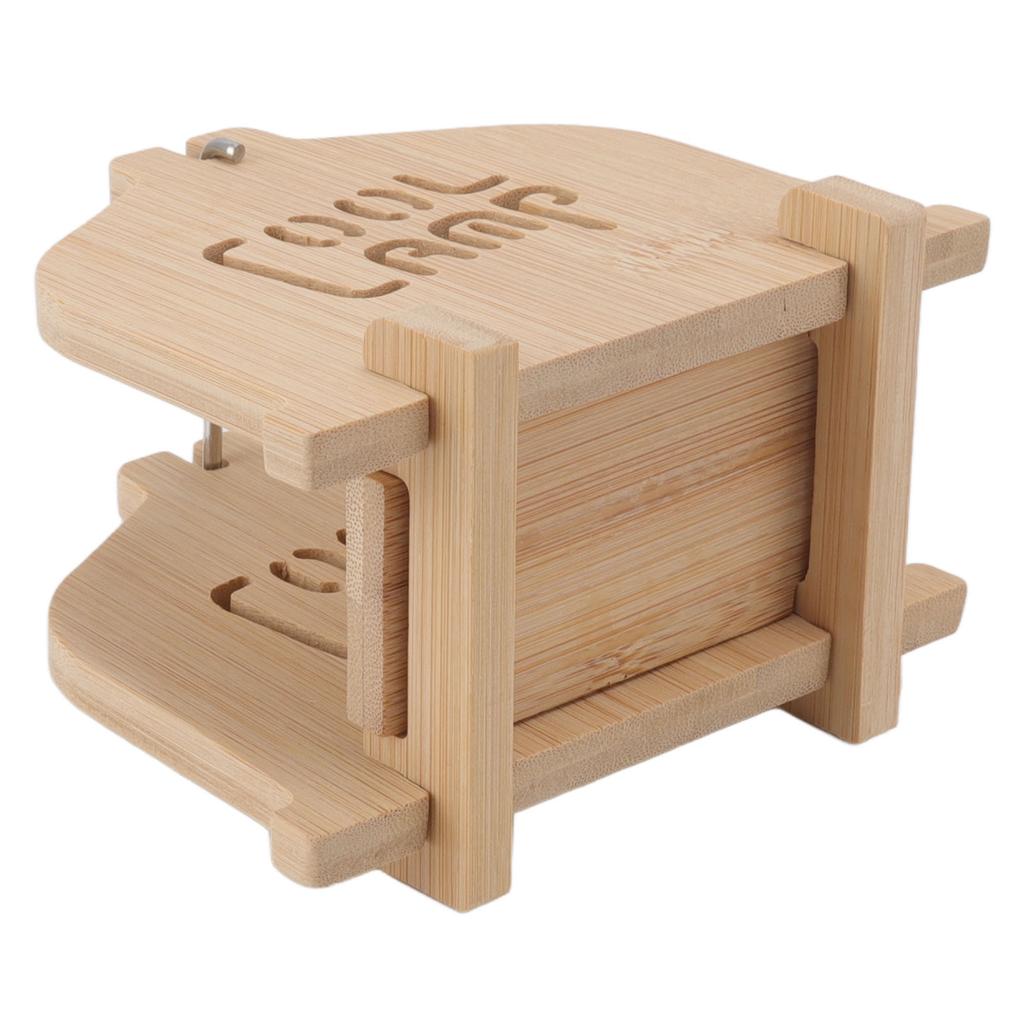 Mosquito Coil Bracket Detachable Portable Bamboo Wood Stainless Steel Rustic Style Decorative Home Incense Case