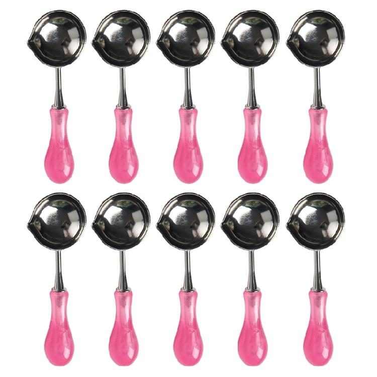 10 шт./набор Ложка для плавления воска для опечатывания Ложка для восковой печати Ложка для плавления штампа для восковой печати Конверт