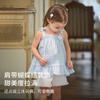 David Bella Girls' Woven Shorts Set Summer Clothes New Baby Tank Top Two Piece Set Children's Casual Clothes