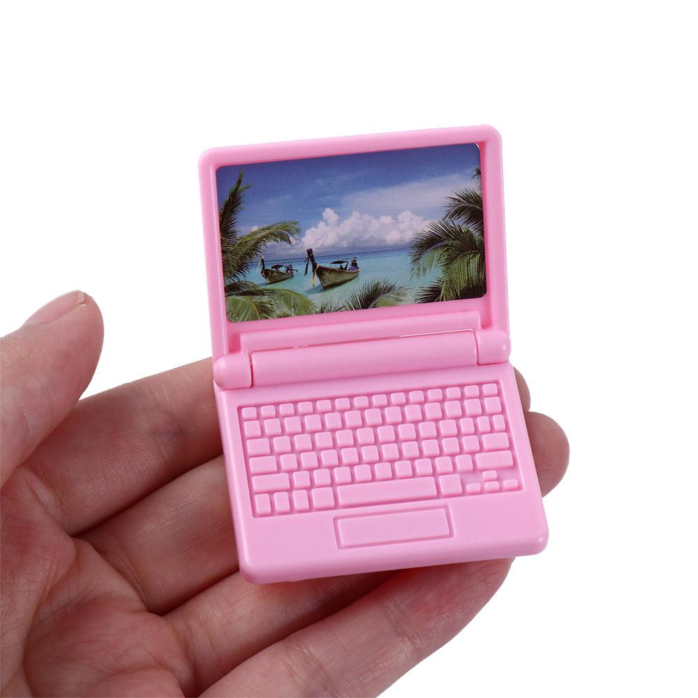 Diy Accessories Doll House Decoration Crafts Simulation Laptop Dollhouse Furniture Dollhouse Miniature Dollhouse Computer