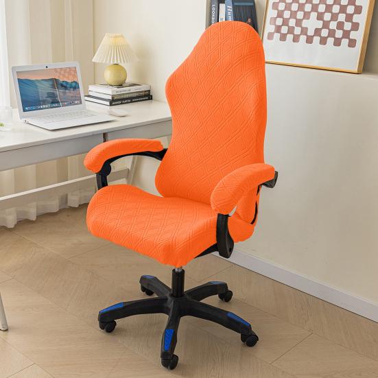 Universal Gaming Chair Cover Elastic Fabric Wear Resistant Moisture-Wicking Breathable Decorative Chair Protector Armchair Seat Cover
