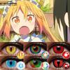 Color Contact Lenses For Eyes 2pcs Anime Cosplay Colored Lenses RED Halloween Lenses Contact Lens Beauty Makeup
