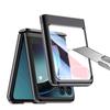 Прозрачный гальванический складной зеркальный пленочный чехол для Motorola Razr 40 Ultra, чехол «все включено», защитный противоударный жесткий чехол