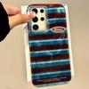 Red Blue Stripes Couple Vortex Texture Phone Case for Samsung Galaxy S25 Edge S24 S23 S22 S21 S20 FE Plus Ultra Shell Cover