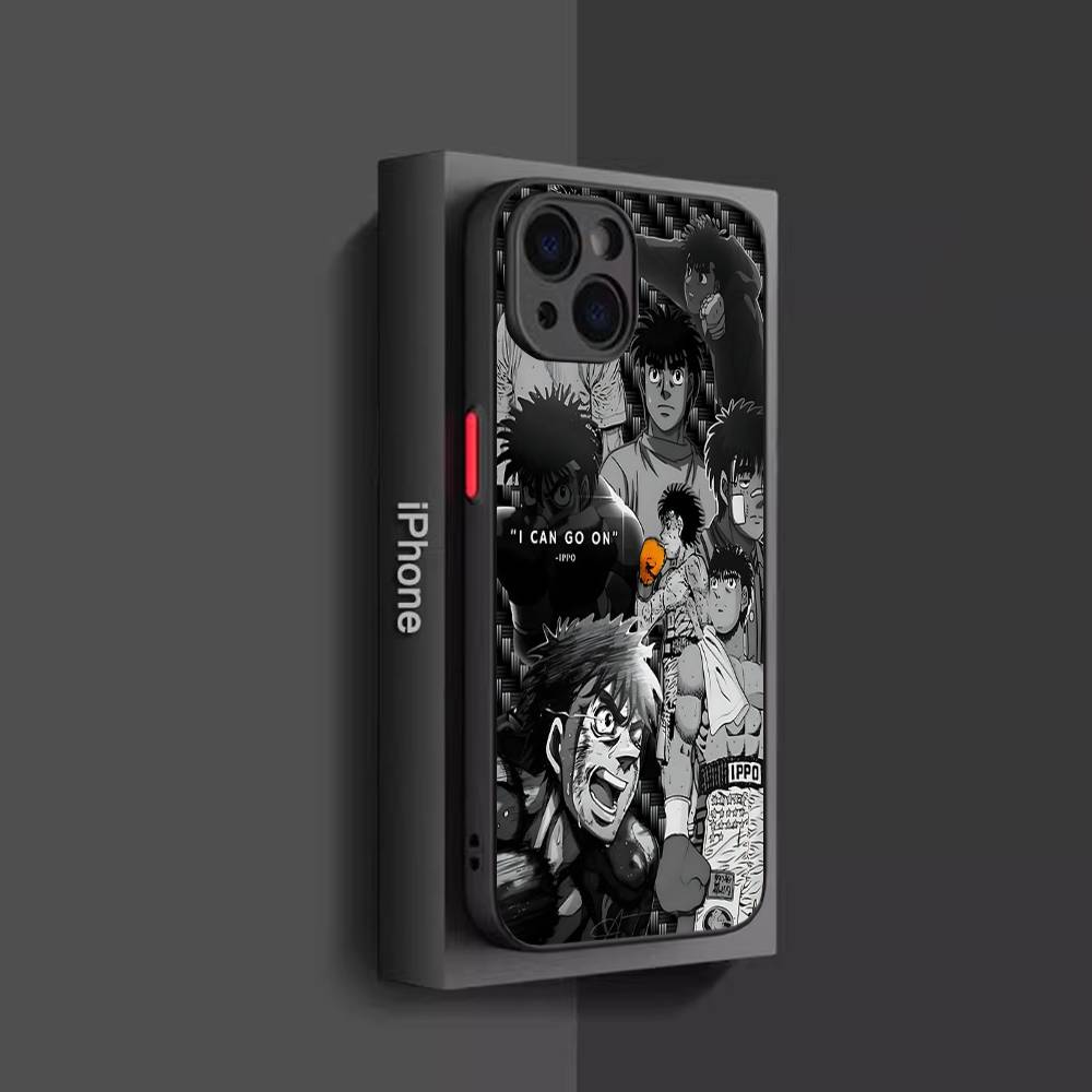 Чехол для телефона Аниме H-Hajime N-No I-Ippo Для IPhone 16e 16 15 14 13 12 11 Pro Max X XS Max Plus Матовый Прозрачный