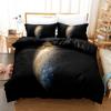 3D цифровая печать полиэстеровое волокно планета звездное небо астронавт постельное белье комплект из четырех предметов комплект из трех предметов простыни