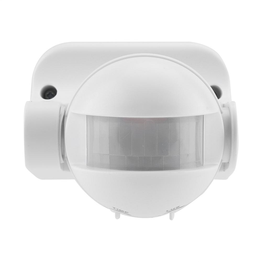 AC110-240V 10A Angle Adjustable Automatic Infrared Sensor Human Body Induction Switch