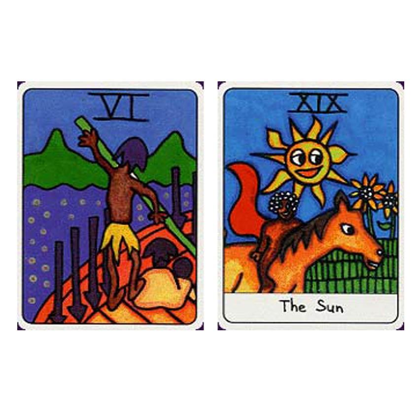 African Tarot 10.3x6 Cm Card Game